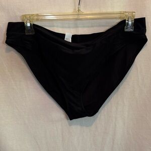 AA-35 Aerie NWT PLUS‎ SIZE XXL Black Bikini Bottoms Summer Swim Wear